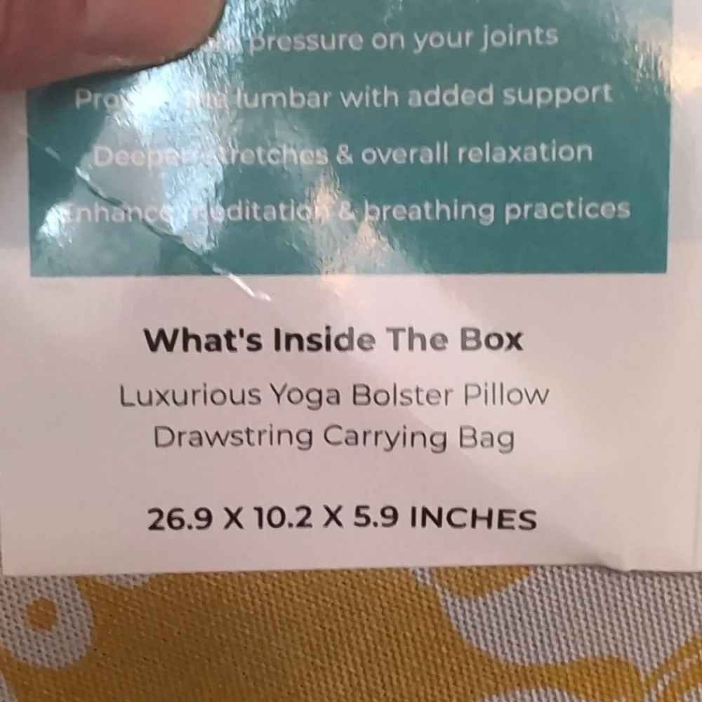 Yoga Bolster - Picture 6 of 8